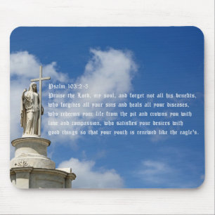 Psalm 103:2-5 mouse pad