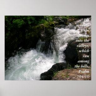 Psalm 104:10 posters