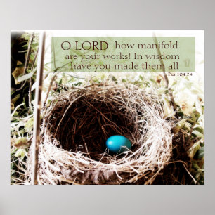 Psalm 104:24 poster