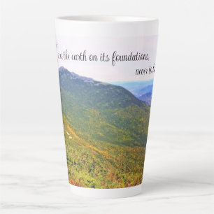 Psalm 104:5 Latte Mug