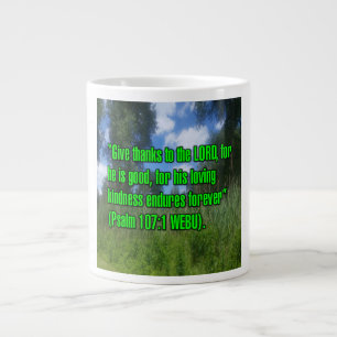 Psalm 107:1 WEBU Mug