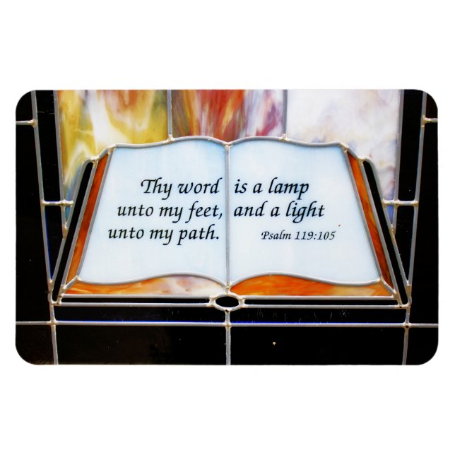 Psalm 109:115 Inspirational Photography Photo Magnet (Horizontal)