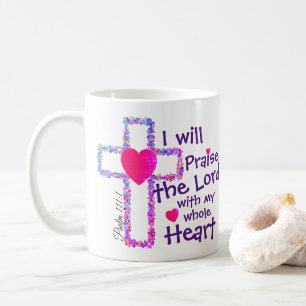 Psalm 111.1 coffee mug