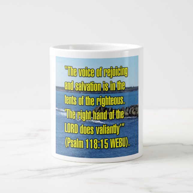 Psalm 118:15 WEBU Mug (Front)