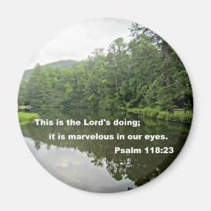 Psalm 118:23 magnet