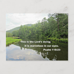 Psalm 118:23 postcard