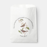 Psalm 118:24 Bible Verse and Sparrow Pair