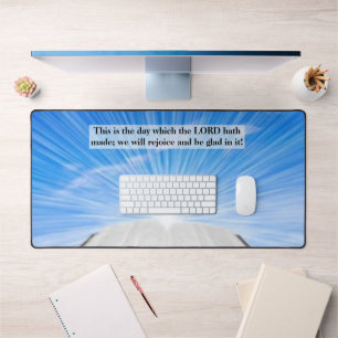 Psalm 118:24 desk mat