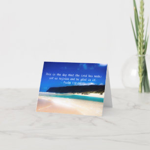 Psalm 118:24 Folded Greeting Card