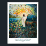 Psalm 118:24 Poster, This is the Day Poster<br><div class="desc">Everything that exists does so by the will of God. This popular Psalm (118:24) is depicted as Jesus creating the day with is paintbrush, turning the darkness into light. This is the day the Lord has made... let us rejoice and be glad in it! This poster is perfect for adding...</div>