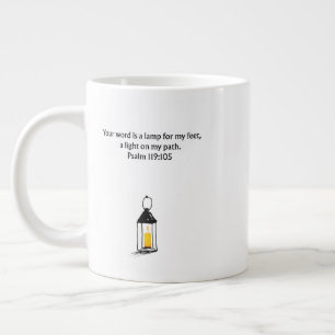 Psalm 119:105 Christian Mug   Faith Gift