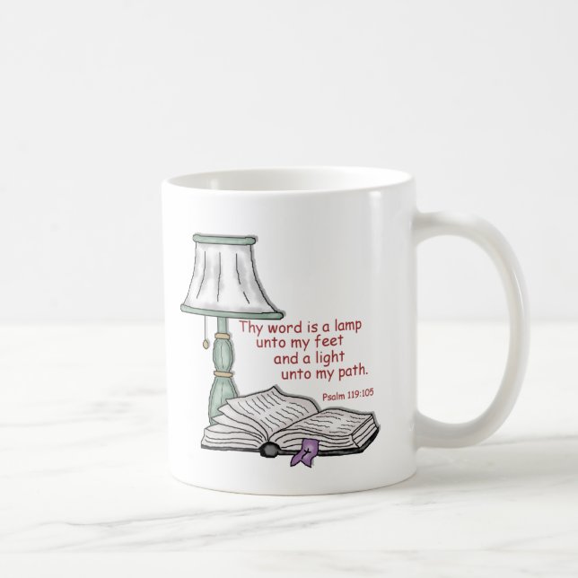 Psalm 119: 105 coffee mug (Right)