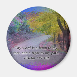 PSALM 119:105 THY WORD - LIGHT TO MY PATH - MAGNET