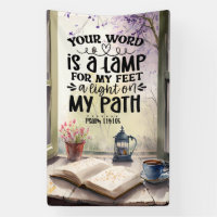 Psalm 119:105 Your Word is a Lamp Bible Verse 