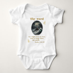 Psalm 119 baby bodysuit