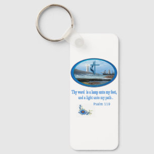 Psalm 119 Christian Clothing Key Ring
