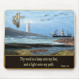 Psalm 119 Christian items Mouse Pad