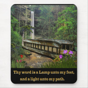 Psalm 119 Christian mouse pad