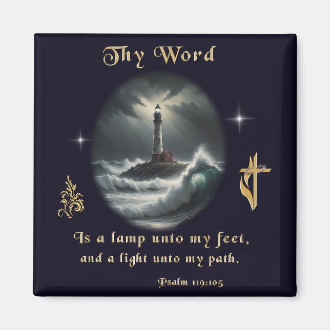 Psalm 119 magnet (Front)