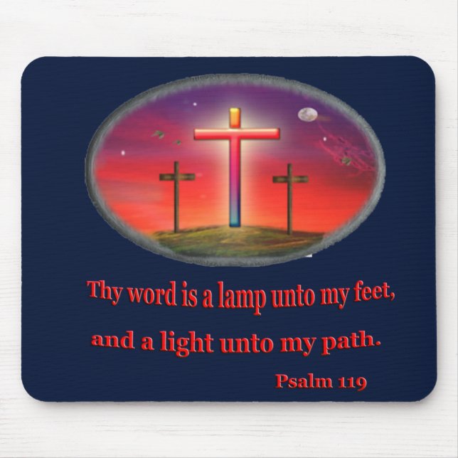psalm 119 mouse pad (Front)