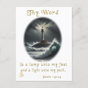 Psalm 119 postcard