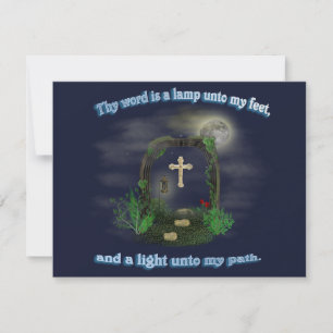Psalm 119 thank you card