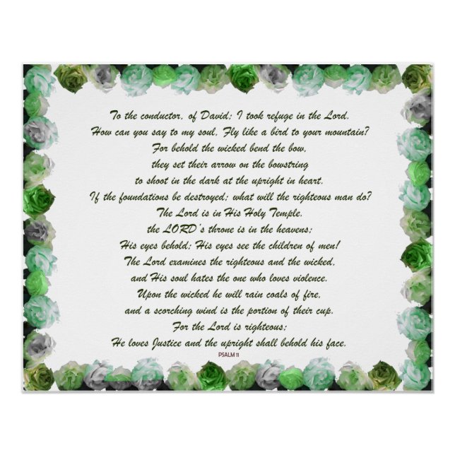 Psalm 11 poster (Front)