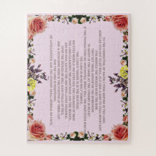 Psalm 11, The Lord Loved Justice, Jigsaw Puzzle