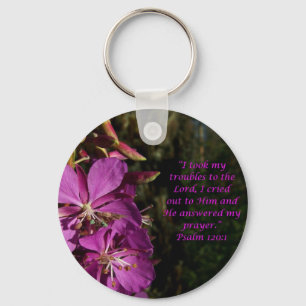 Psalm 120:1 Encouraging Bible Verse Key Chain