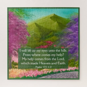 Psalm 121:1-2 jigsaw puzzle