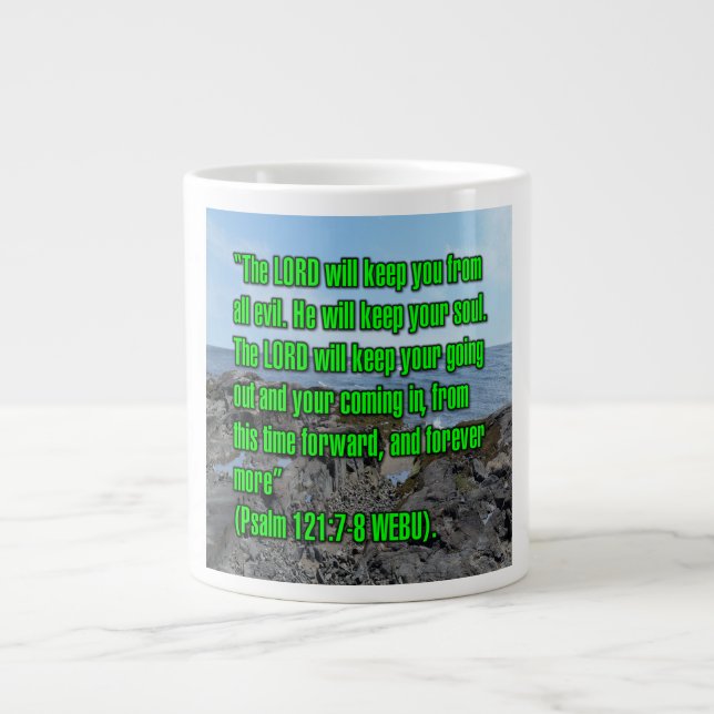 Psalm 121:7-8 WEBU Mug (Front)