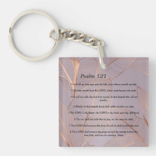 Psalm 121 keychain