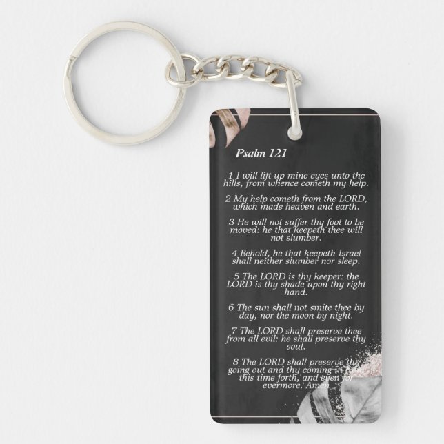 Psalm 121  keychain (Front)