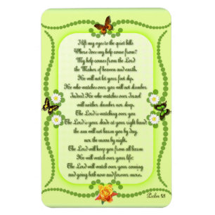 Psalm 121 magnet