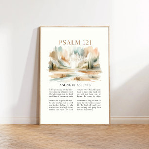"Psalm 121" Wall Art Print - A Song of Ascents