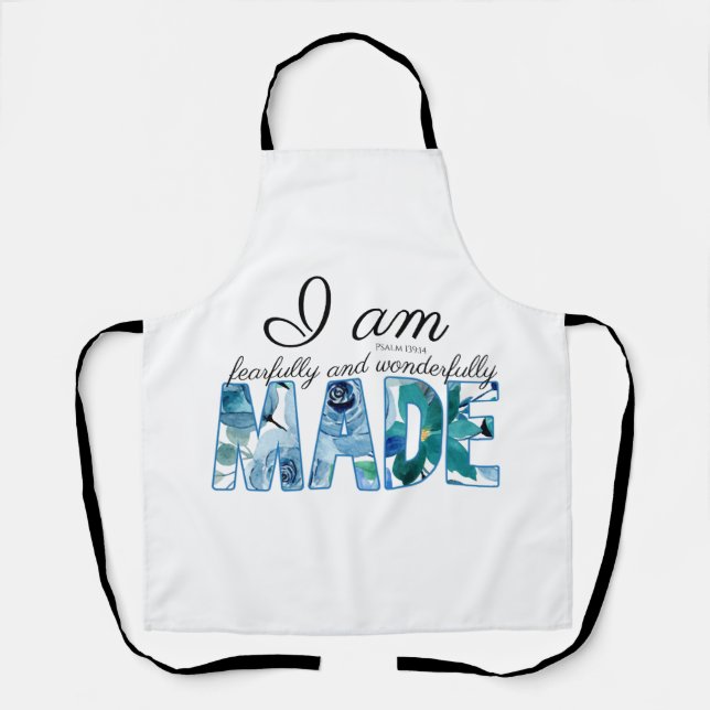 Psalm 139:14 Fearfully & Wonderfully Made Apron (Front)
