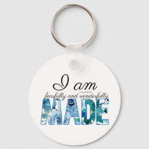 Psalm 139:14 Fearfully & Wonderfully Made Key Ring