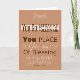 Psalm 139:5 Greeting Card