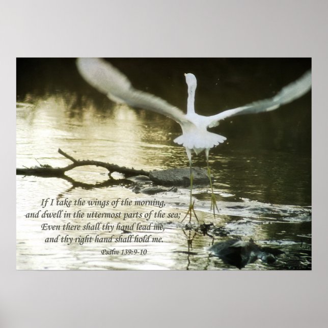 Psalm 139:9-10 poster (Front)