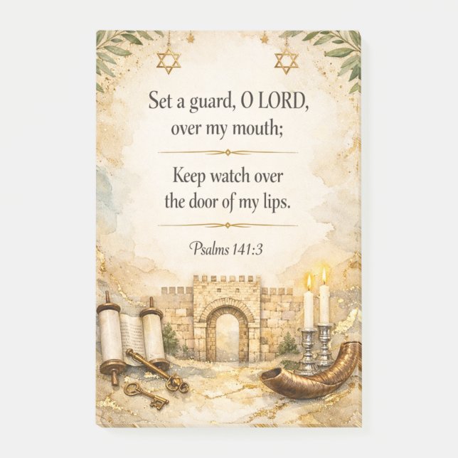 Psalm 141:3 Set a Guard Post-it Notes (Front)