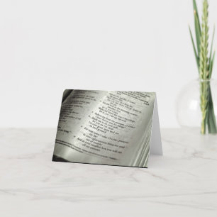 Psalm 143 [Greeting Card] Card