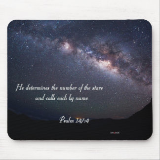 Psalm 147:4 DaÇade Art Mouse Pad