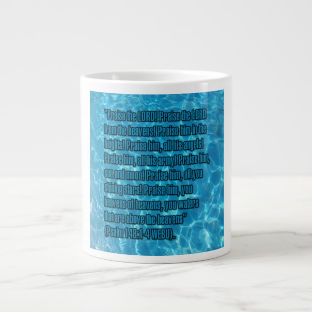 Psalm 148:1-4 WEBU Mug (Front)