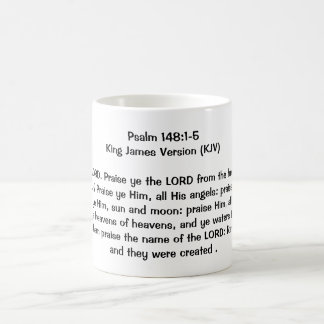 Psalm 148:1-5 coffee mug