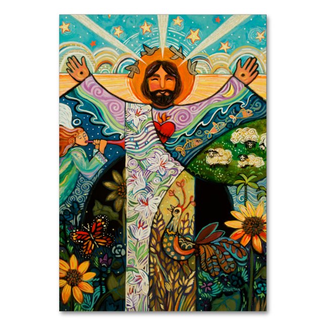 Psalm 148, All Creation Summoned to Praise card (Front)