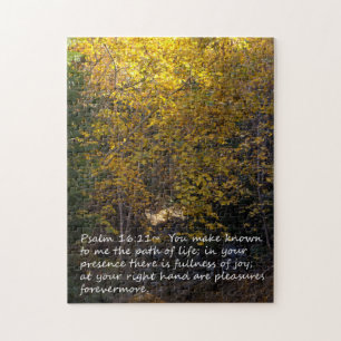 Psalm 16:11 Autumn Jigsaw Puzzle