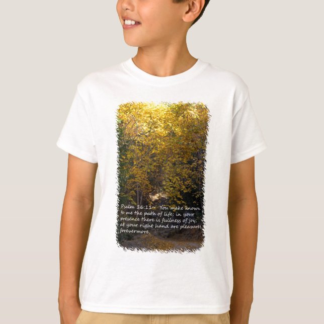 Psalm 16:11 path T-Shirt (Front)