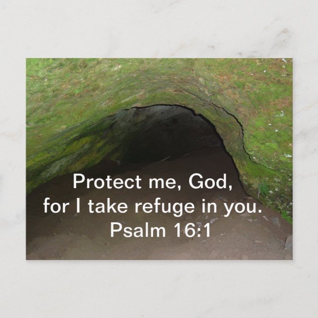 PSALM 16:1 POSTCARD (Front)