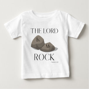 Psalm 18:2 Bible Scripture Quote KJV Baby T-Shirt