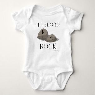 Psalm 18:2 Bible Scripture Quote KJV Unisex Baby Bodysuit